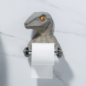 Kuumalt müüdav Tyrannosaurus tualettpaberihoidja Creative dinosauruse rullihoidja WC-tarvikud WC-hoidja vannitoatarvikud