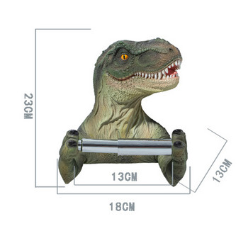 Hot Selling Tyrannosaurus Θήκη για χαρτί υγείας Creative Dinosaur Roll Holder Wc Αξεσουάρ Βάση τουαλέτας Αξεσουάρ μπάνιου