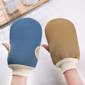 Dušas Spa Exfoliator Divpusēji vannas cimdi Ķermeņa tīrīšanas skrubis Mitt Rub Washcloth ķermeņa skruberis berzes dvieļu cimdi