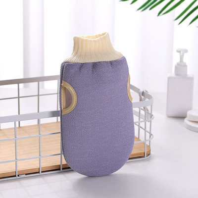 Dušas Spa Exfoliator Divpusēji vannas cimdi Ķermeņa tīrīšanas skrubis Mitt Rub Washcloth ķermeņa skruberis berzes dvieļu cimdi