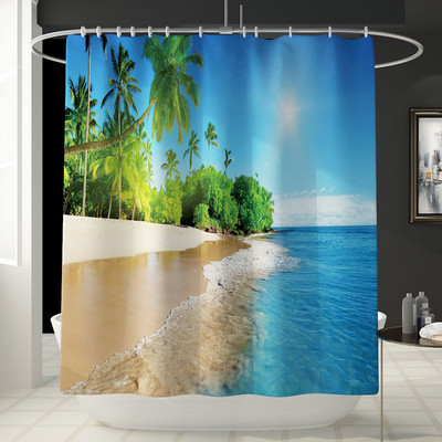 Zeegle vannas paklājiņa komplekts ar dušas aizkaru dabīgā raksta vannas aizkaru pjedestāla paklājs, mazgājams durvju paklājiņš, neslīdošs tualetes kāju paklājs