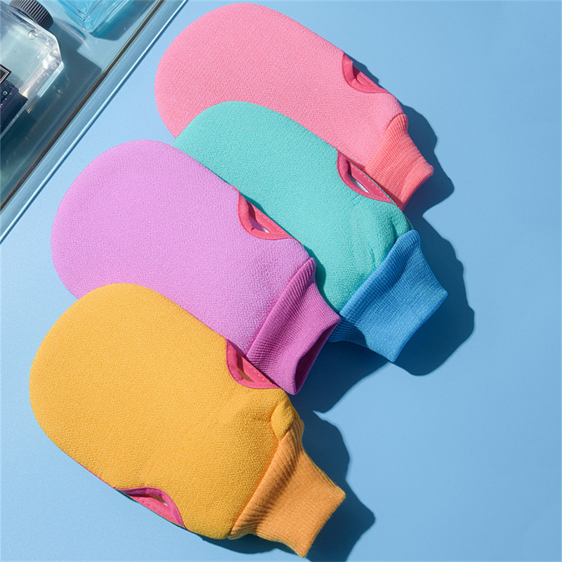 1 komad Dvostruke piling rukavice za piling sa strane Hammam Marokanske rukavice za kupanje Sauna Anticelulitna masaža Čisti ručnik na veliko