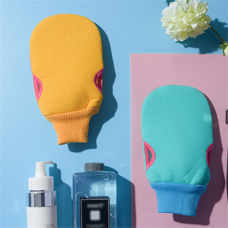 1 komad Dvostruke piling rukavice za piling sa strane Hammam Marokanske rukavice za kupanje Sauna Anticelulitna masaža Čisti ručnik na veliko