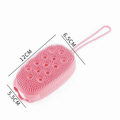 Naujas silikoninis pėdų masažo šepetys dušo masažo vonios kilimėlis, neslystantis vonios kilimėlis su siurbimo taurele pėdų trynimo kilimėliu vonios reikmenys