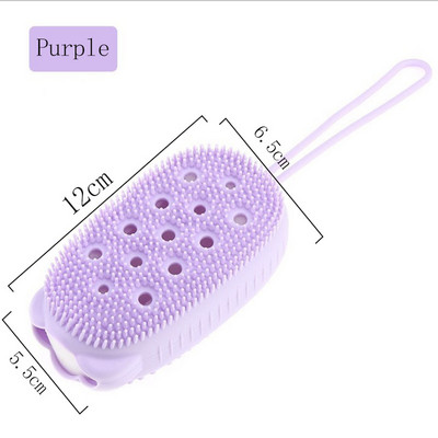 Naujas silikoninis pėdų masažo šepetys dušo masažo vonios kilimėlis, neslystantis vonios kilimėlis su siurbimo taurele pėdų trynimo kilimėliu vonios reikmenys