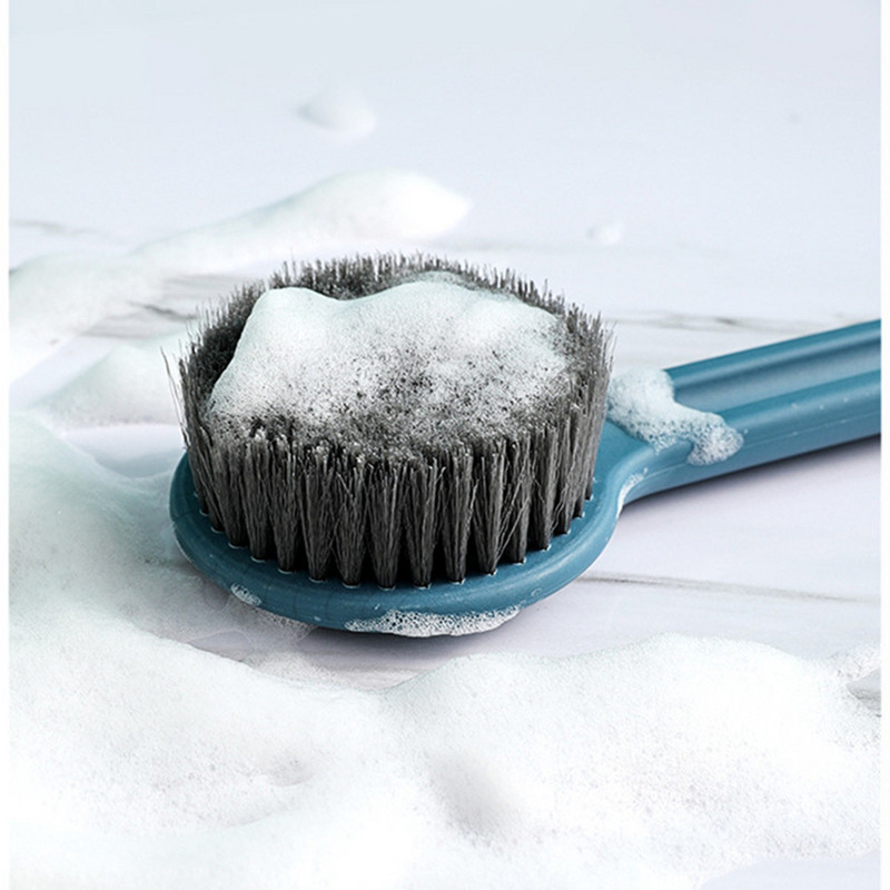Vannas dušas birste ar gariem rokturiem Vannas istabas suka ķermenim Mīksta matu mazgāšanas birste Roku muguras skrubis Ādas masāžas Vannas istabas piederumi