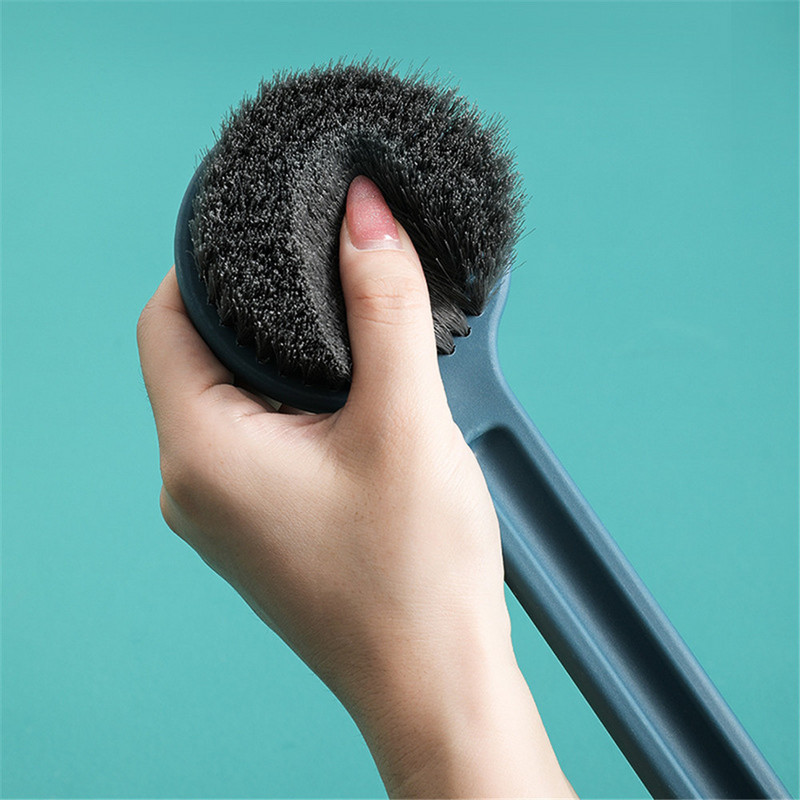 Vannas dušas birste ar gariem rokturiem Vannas istabas suka ķermenim Mīksta matu mazgāšanas birste Roku muguras skrubis Ādas masāžas Vannas istabas piederumi