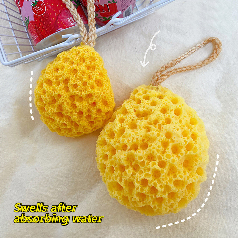 Zamjenska spužva od prirodne morske vune Sredstvo za uklanjanje mrtve kože Pjena za čišćenje Masažer Puf Tuš Spužva za piling tijela