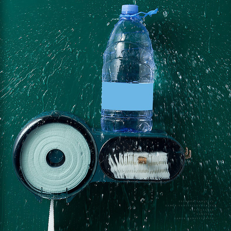 Vienreizējās lietošanas sejas dvieļu uzglabāšanas kaste Pie sienas montējama, neporaina, putekļu necaurlaidīga kokvilnas plaukts Mājsaimniecības papīra dvieļu plaukts Vannas istabas piederumi