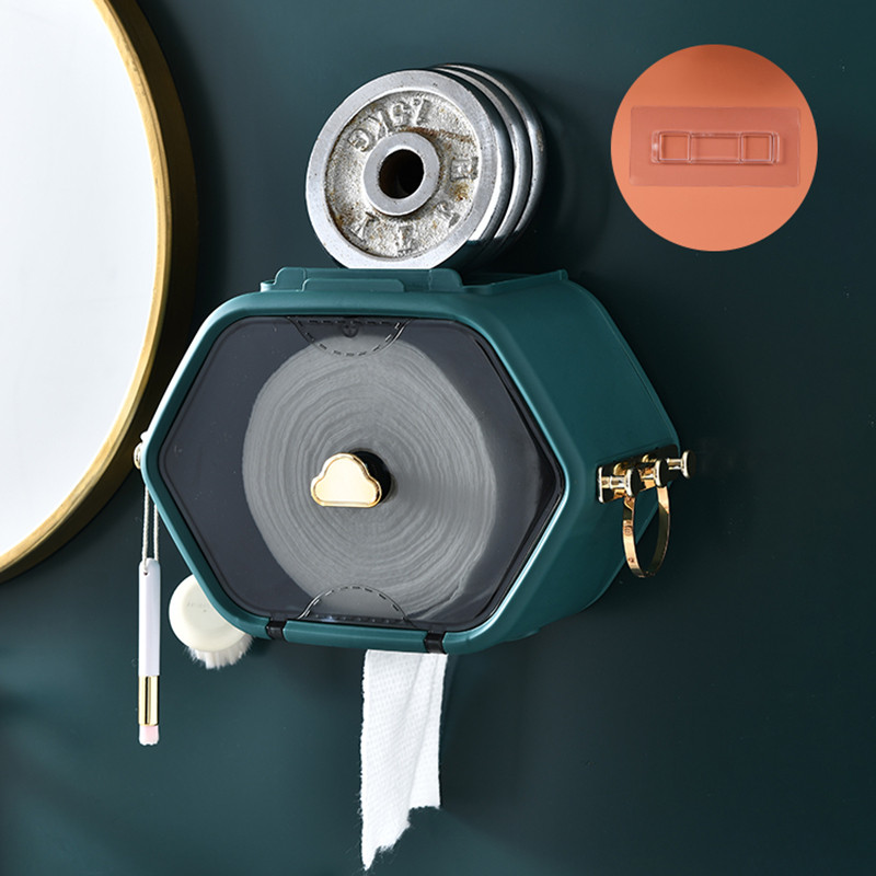 Zidni jednokratni prostor za pohranu ručnika za lice Vodootporni organizator papirnatih ručnika Polica za rolu papira Stalak za pohranu papira Kupaonska kutija za maramice