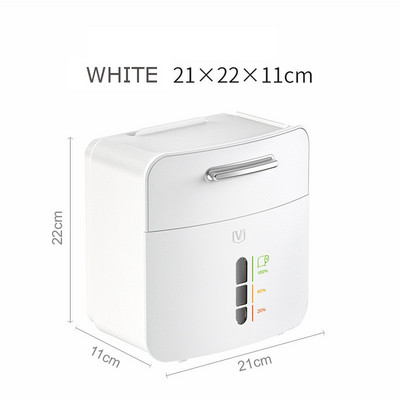 Zidna kutija za maramice Višenamjenski kupaonski stalak za pohranu Vodootporan i izdržljiv držač rolne papira Kupaonski pribor