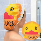 Vodootporna kapa za tuširanje s crtanim životinjama Vodootporna za žene Kapa za kosu za tuširanje Kapa za kosu za kupanje Čipkasta elastična traka za ponovno korištenje Alati za kupanje