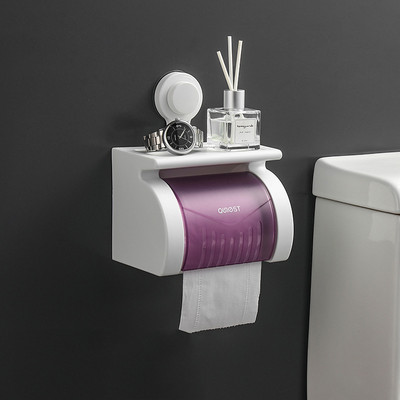 Rullīša papīra turētājs pie sienas stiprināms tualetes papīra glabāšanas statīvs Ūdensnecaurlaidīgs vāks Tālruņa uzglabāšanas paplāte Piekarināms organizators Vannas istabas piederumi