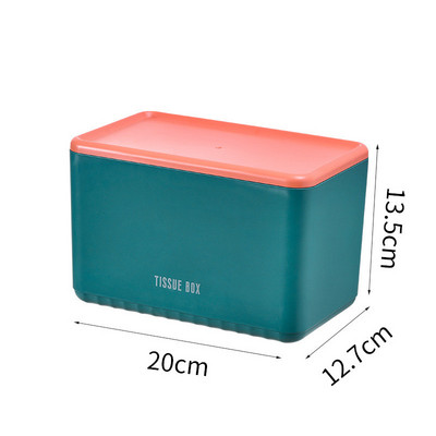 Plastični držač toaletnog papira Zidni vodootporni organizator za pohranu maramica Polica za telefon Rola za papir Kupaonski pribor