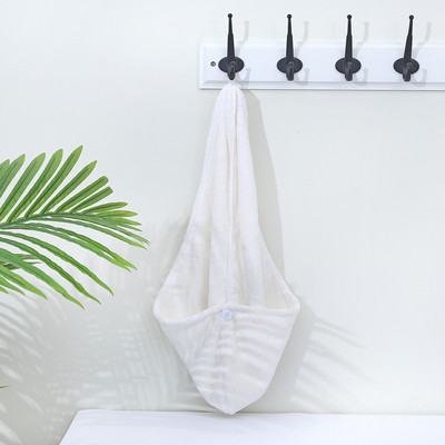 Sieviešu dvielis Pieaugušo vannas istabas absorbējošs ātri žūstošs vanna biezāka duša gari cirtaini matu cepure Mikrošķiedras salvete sauss galvas matu dvielis