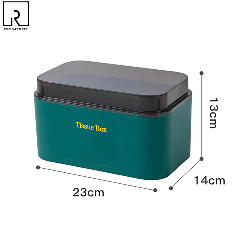 Pie sienas stiprināms tualetes ruļļa papīra turētājs Ūdensnecaurlaidīgs plastmasas tualetes audumu uzglabāšanas kaste Virtuves papīra plaukts Mājas organizatora piederumi