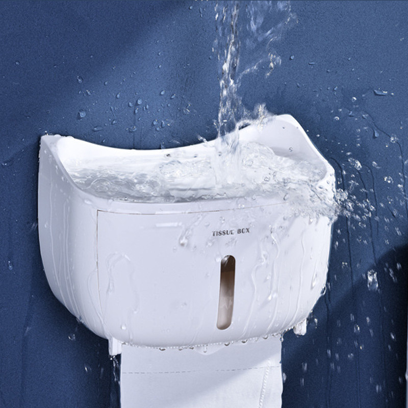 Držači toaletnog papira za ručnike Zidna kutija za pohranjivanje maramica Stalak za kupaonicu Vodootporna plastična gornja ladica za telefon Dozator ručnika za lice