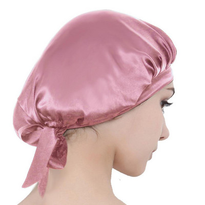 Mulberry Silk Nightcap hálósapka tiszta selyem hajpakolás állítható rugalmas szalaggal hálósapka