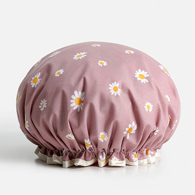 Kosa Vodootporni tuš Ženski dodaci Debeli šešir Dvoslojni pribor Navlaka Kupaonska kapa