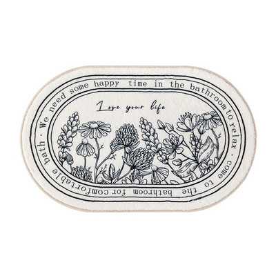 Prostirka za kupanje Neklizajuća INS stilska otirača Upijajući tepisi Ulazni otirači Balkon Prostirke za trijem Otirač za kupaonicu u dnevnoj sobi