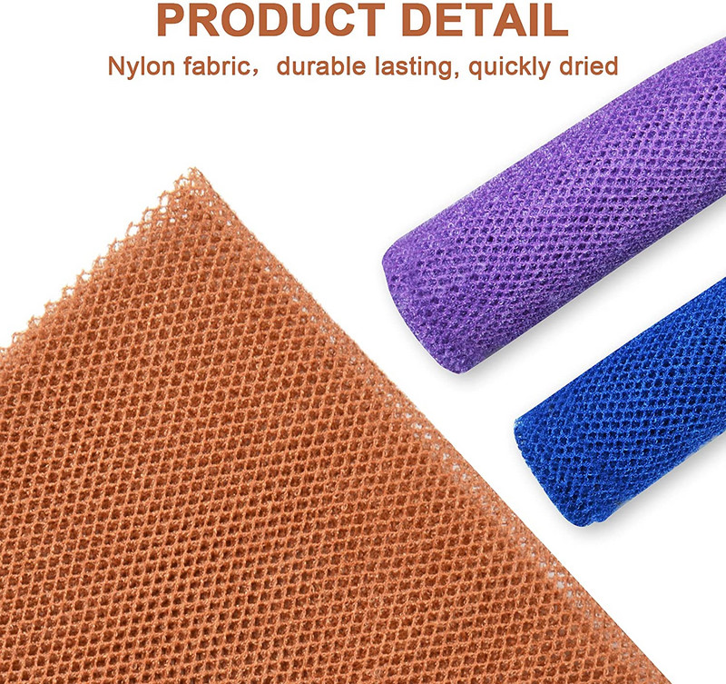 1 gab African Net Sponge, 31,5 collu African Exfoliating Body Net Scrubing Wash Net Washcloth Long peldēšanas sūklis tīkls duša