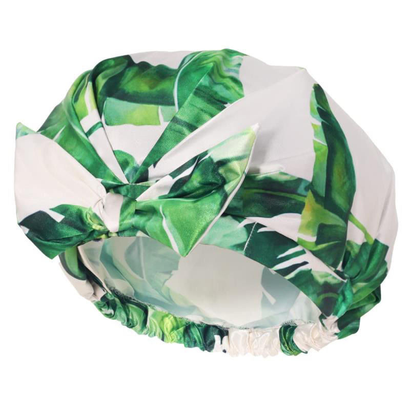 Kape za tuširanje s mašnom i čvorovima Ženske slatke vodootporne kape za kupanje Šminka za pranje lica Dvoslojna navlaka za glavu otporna na vlagu Šešir za kosu Novo