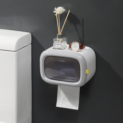 Dvoslojna kutija za maramice Zidni držač toaletnog papira Vodootporna kutija za pohranu Stol za pohranu mobilnog telefona Kupaonski pribor