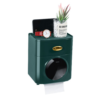 Dvoslojna kutija za maramice Zidni držač toaletnog papira Vodootporna kutija za pohranu Stol za pohranu mobilnog telefona Kupaonski pribor