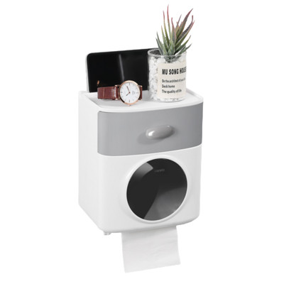 Dvoslojna kutija za maramice Zidni držač toaletnog papira Vodootporna kutija za pohranu Stol za pohranu mobilnog telefona Kupaonski pribor