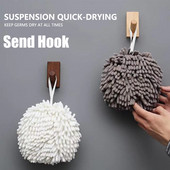 Ātri žūstoši mīksti uzsūcoši mikrošķiedras dvieļi roku dvieļi virtuves vannas istabas dvieļu bumba ar pakarināmām cilpām tīrīšanas lupatiņa