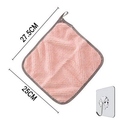 Ātri žūstoši mīksti uzsūcoši mikrošķiedras dvieļi roku dvieļi virtuves vannas istabas dvieļu bumba ar pakarināmām cilpām tīrīšanas lupatiņa