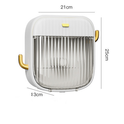 Zidni stalak za pohranu toaletnog papira Kutija za pohranu ručnika za lice Vodootporna kupaonska rola Kutija za papirnate maramice Kutija za pohranu salveta