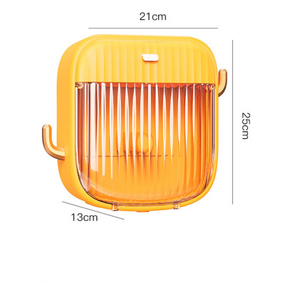 Zidni stalak za pohranu toaletnog papira Kutija za pohranu ručnika za lice Vodootporna kupaonska rola Kutija za papirnate maramice Kutija za pohranu salveta