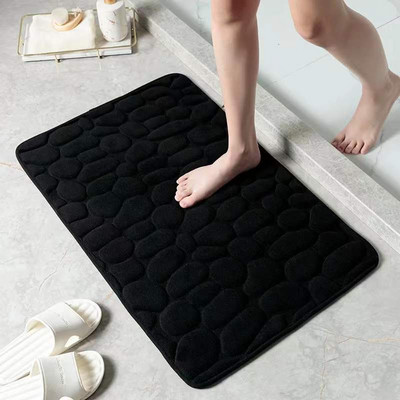 Vannas istabas vannas paklājs Neslīdoši paklāji izlietnē Vannas sānu grīda Paklājs dušas istabas durvju paklājs Memory Foam Pad Vannas istabas paklājs
