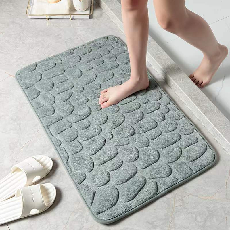 Vannas istabas vannas paklājs Neslīdoši paklāji izlietnē Vannas sānu grīda Paklājs dušas istabas durvju paklājs Memory Foam Pad Vannas istabas paklājs