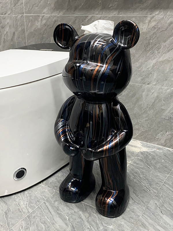 Kreativni kipovi medvjeda Kutija za toaletne maramice Kuhinjska kutija za vađenje papira Dekoracija poda u dnevnoj sobi Skulpture u nordijskom stilu