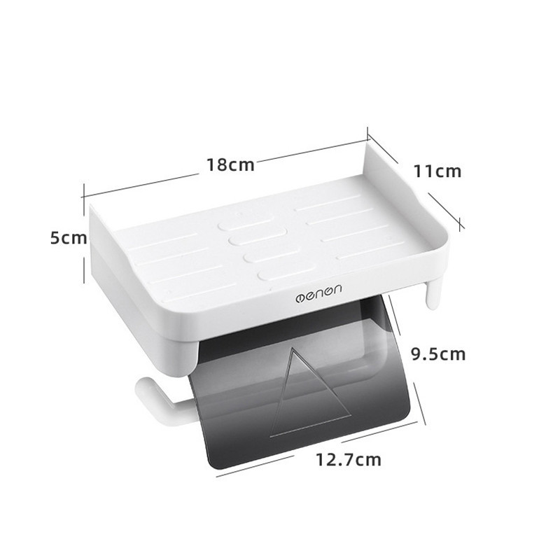Ūdensnecaurlaidīgs tualetes papīra turētājs Pie sienas stiprināms pārnēsājams tualetes ruļļa statīvs Vannas istabas papīra dvieļi uzglabāšanas kastes turētāja tualetes piederumi