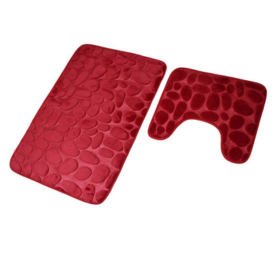 Memory Foam vannas paklājiņš vannas istabai Paklājs Paklājs Tualetes Grīdas Paklājiņš Neslīdošs Duša istaba Kāju paliktnis Vannas paklāji Tualetes Absorbējošs Vannas Paklājiņš