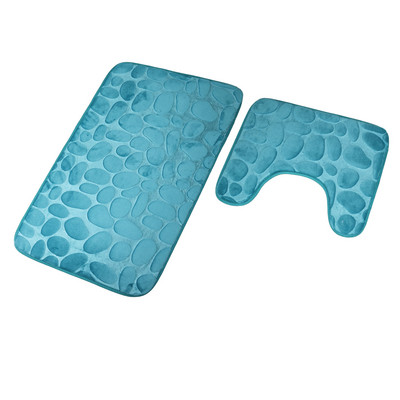 Memory Foam vannas paklājiņš vannas istabai Paklājs Paklājs Tualetes Grīdas Paklājiņš Neslīdošs Duša istaba Kāju paliktnis Vannas paklāji Tualetes Absorbējošs Vannas Paklājiņš