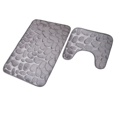 Memory Foam vannas paklājiņš vannas istabai Paklājs Paklājs Tualetes Grīdas Paklājiņš Neslīdošs Duša istaba Kāju paliktnis Vannas paklāji Tualetes Absorbējošs Vannas Paklājiņš