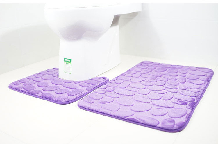 Memory Foam vannas paklājiņš vannas istabai Paklājs Paklājs Tualetes Grīdas Paklājiņš Neslīdošs Duša istaba Kāju paliktnis Vannas paklāji Tualetes Absorbējošs Vannas Paklājiņš