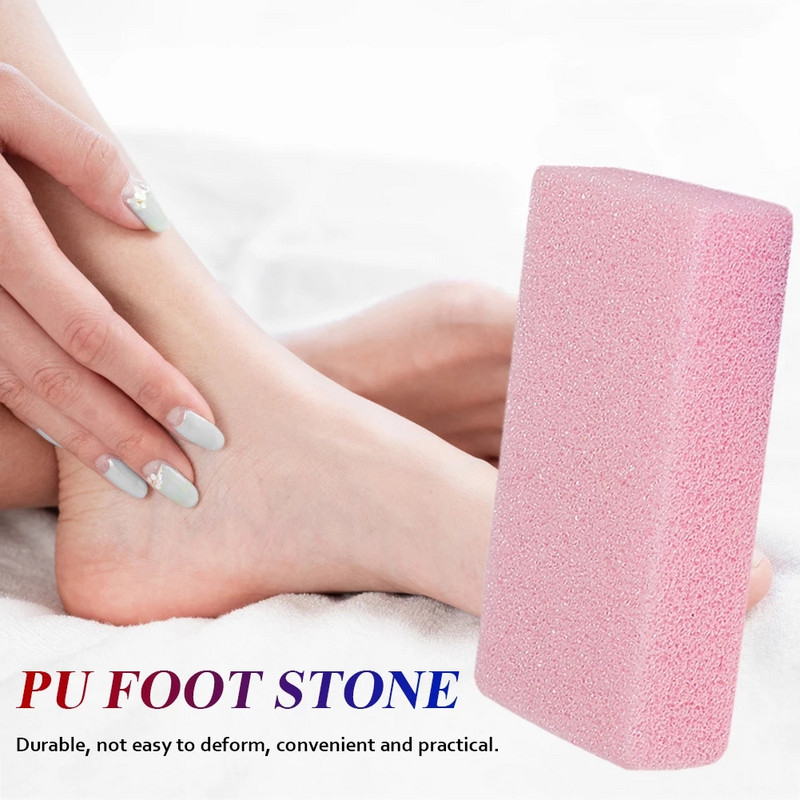 5gab Mini pumeka sūklis akmens slīpēšanas akmens Noņemiet papēža vīli Ādas slīpmašīnas rīks pēdu mazgāšanas pedikīrs pīlings pēdu kopšanas rīks