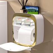 Praktična kutija za pohranjivanje papira Kutija za maramice koja štedi prostor Kutija za držanje toaletnog papira otporna na vlagu