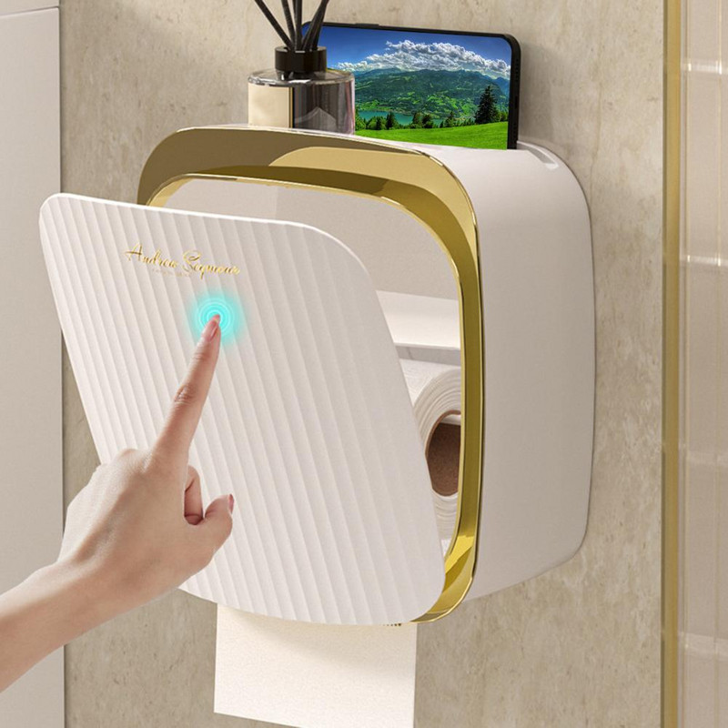 Praktična kutija za pohranjivanje papira Kutija za maramice koja štedi prostor Kutija za držanje toaletnog papira otporna na vlagu