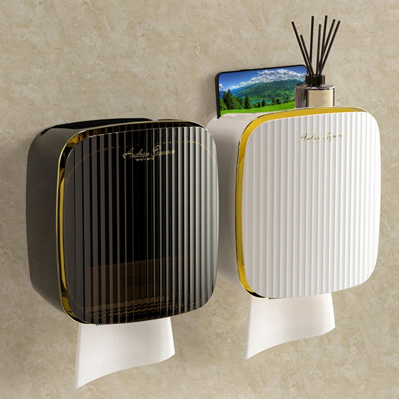 Praktična kutija za pohranjivanje papira Kutija za maramice koja štedi prostor Kutija za držanje toaletnog papira otporna na vlagu