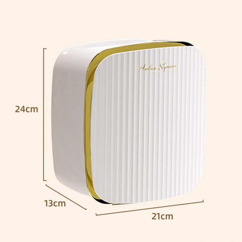 Praktična kutija za pohranjivanje papira Kutija za maramice koja štedi prostor Kutija za držanje toaletnog papira otporna na vlagu