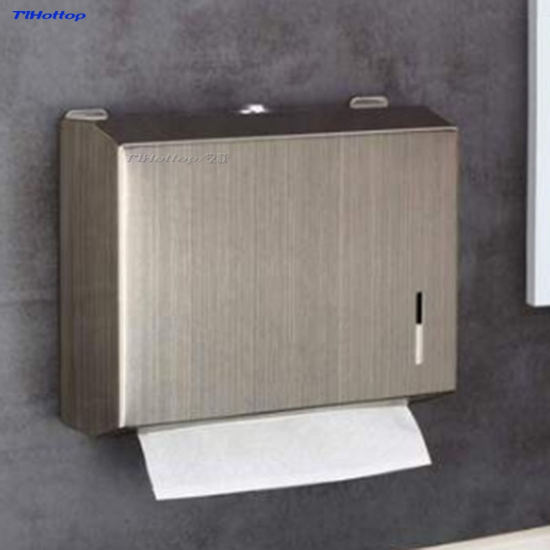 Синьо-бронзов диспенсер за хартиени кърпи от неръждаема стомана Баня, хотел, тоалетна, държач за ръчна хартия, кутия за тишу хартия