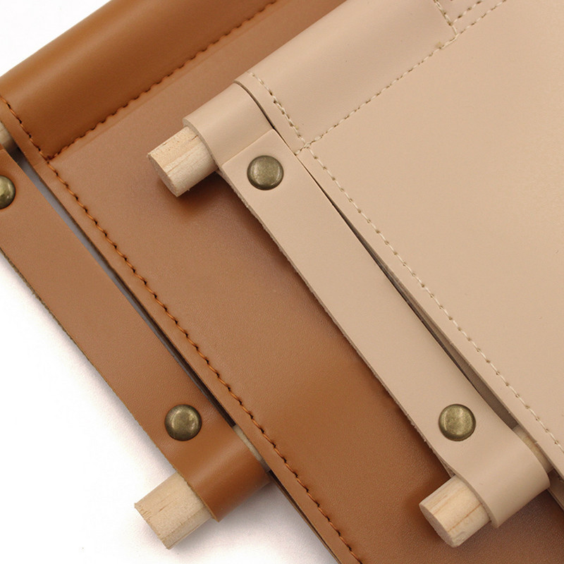 PU ādas auduma pakaramais turētājs bez perforatora virtuves mājas āra kempings pikniks BBQ tualetes rullīšu papīra plaukti