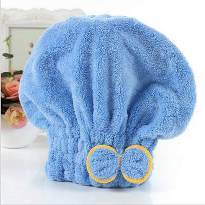 Mikrošķiedras ātrās matu žāvēšanas vannas spa Bowknot ietīšanas dvieļu cepures vāciņš vannas vannas istabas piederumiem