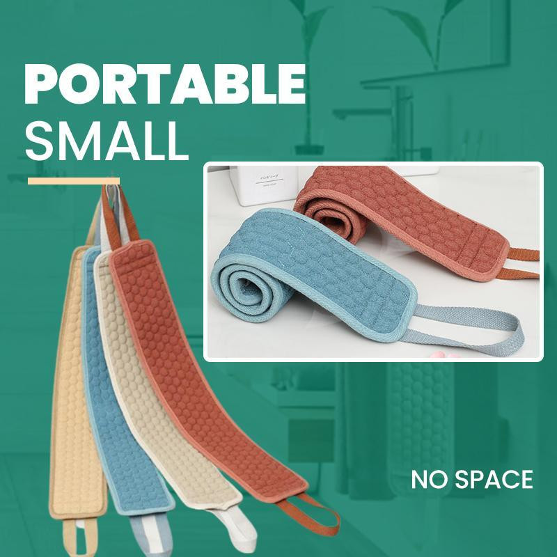 Dušas pīlings muguras skruberis vannas jostas dvieļu bumbiņas cimds dziļi dubļi tīra korejiešu ķermeņa mazgāšanas lupatiņa japāņu aizmugures skrubja vilkšanas siksna